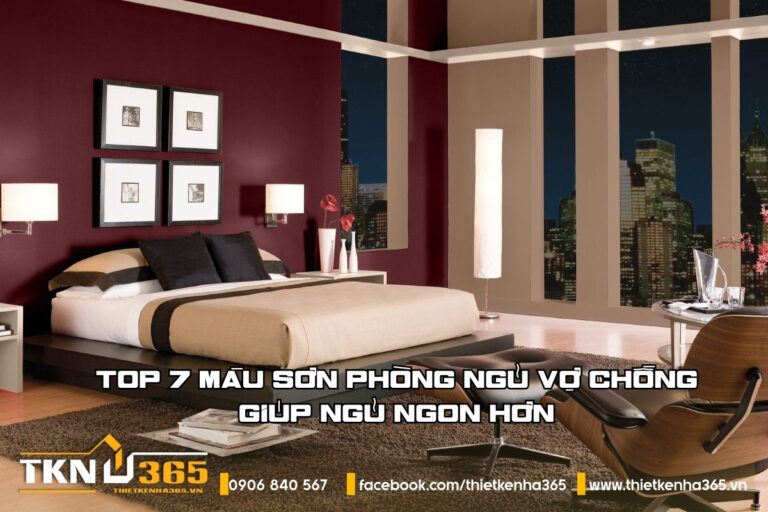 m&agrave;u sơn ph&ograve;ng ngủ vợ chồng