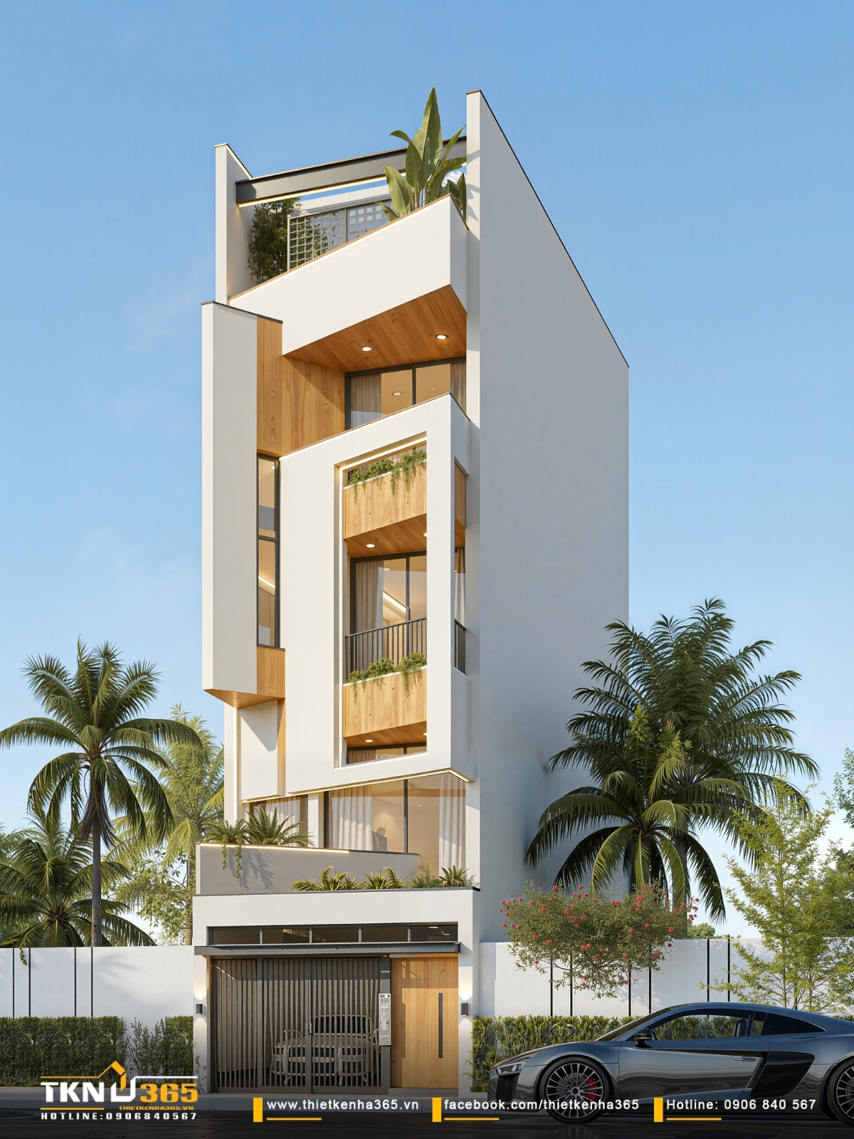 G&oacute;c nghi&ecirc;ng thể hiện r&otilde; bố cục đan xen kh&eacute;o l&eacute;o giữa mảng đặc v&agrave; rỗng