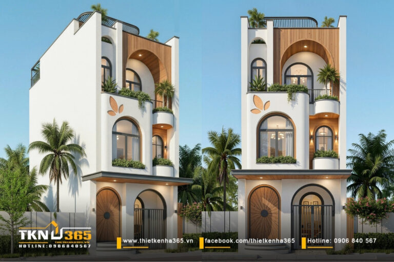 nh&agrave; phố 3 tầng