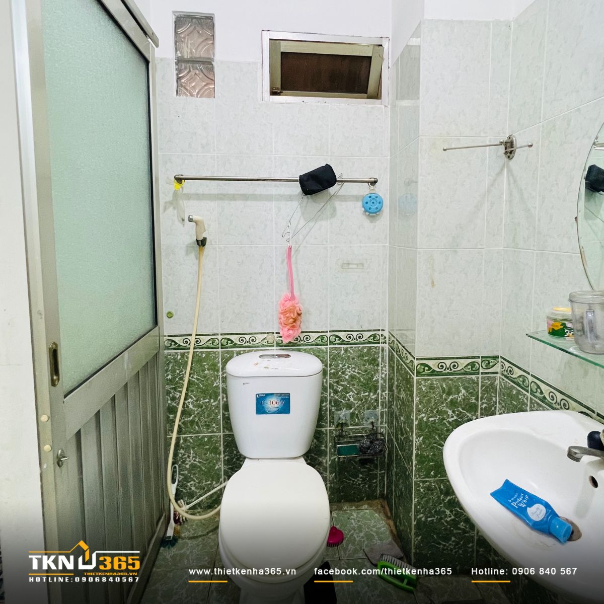 Hình ảnh hiện trạng nhà phố 3 tầng trước cải tạo