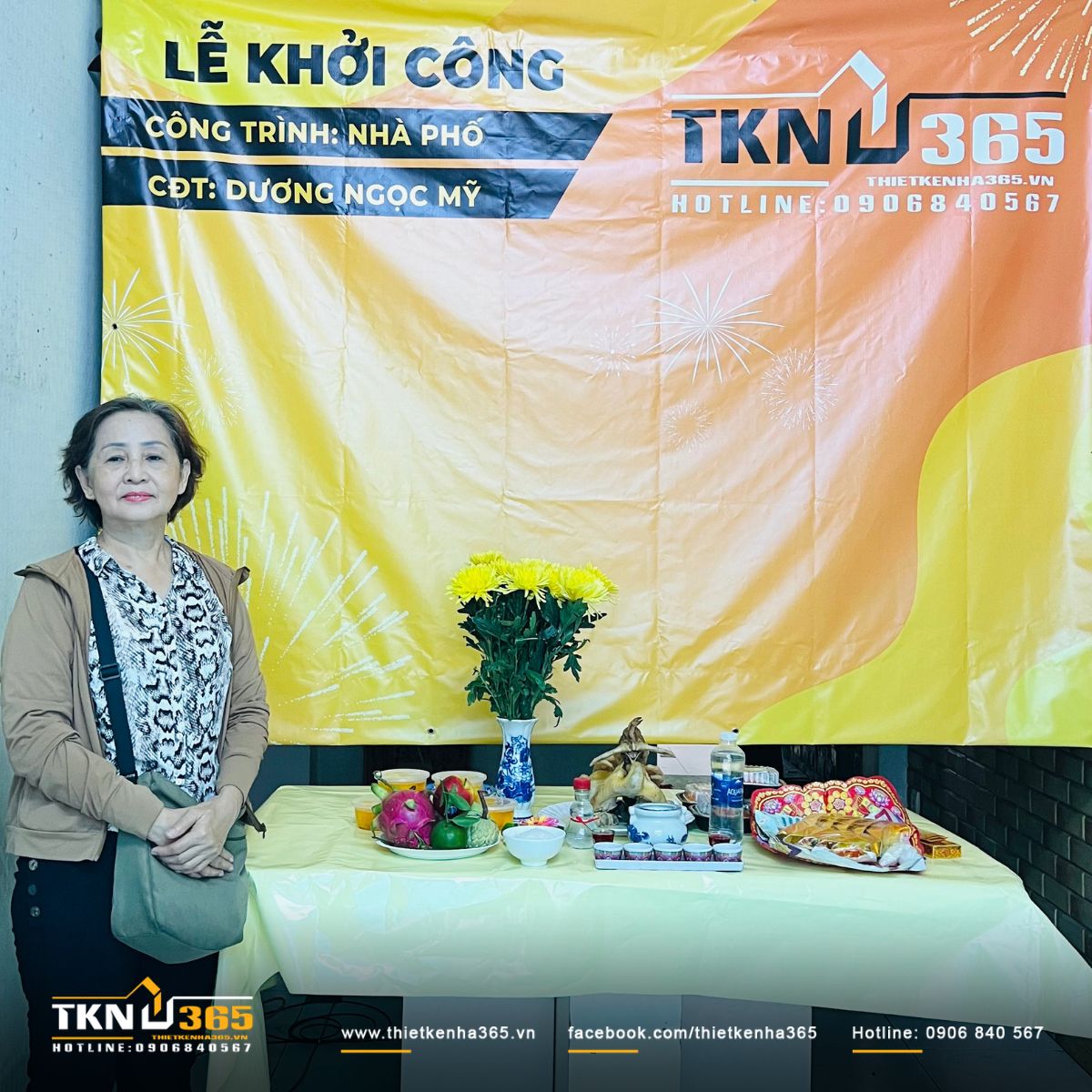 Lễ khởi công công trình nhà phố 3 tầng M’s House