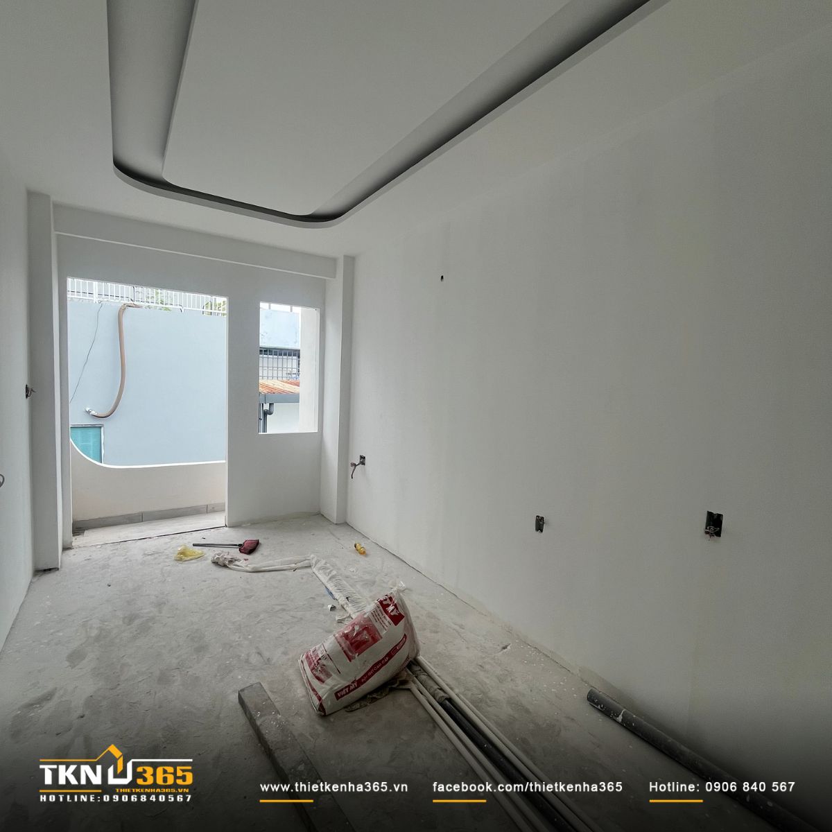 Hình ảnh tô tường và sơn tường trong - ngoài