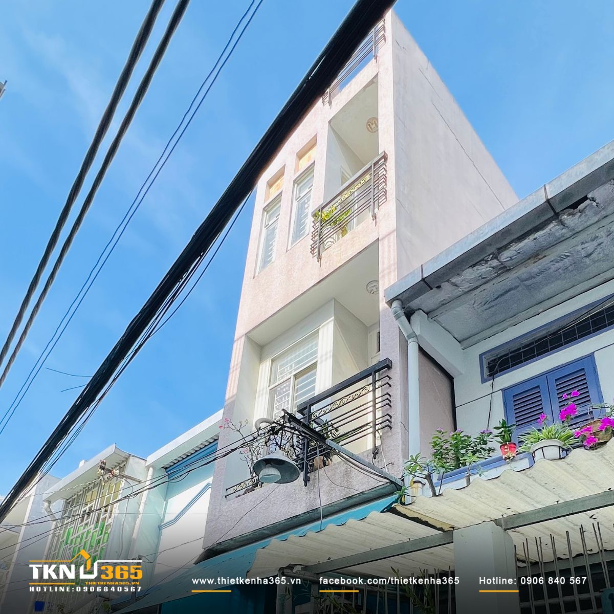 Hình ảnh hiện trạng nhà phố 3 tầng trước cải tạo