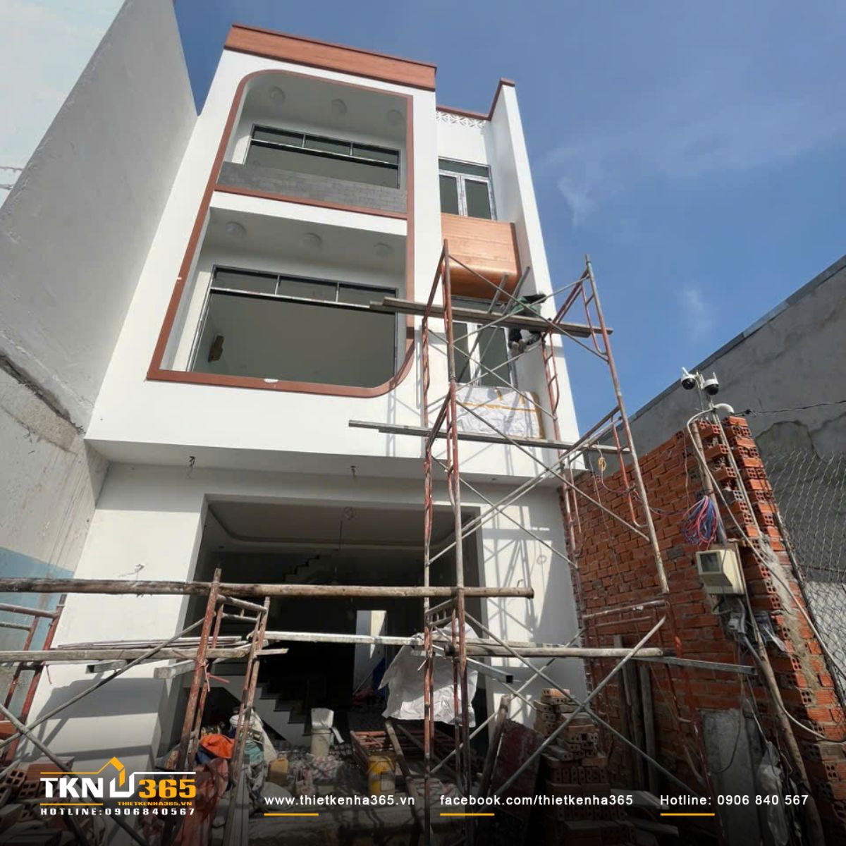 Hình ảnh tô tường và sơn tường trong - ngoài