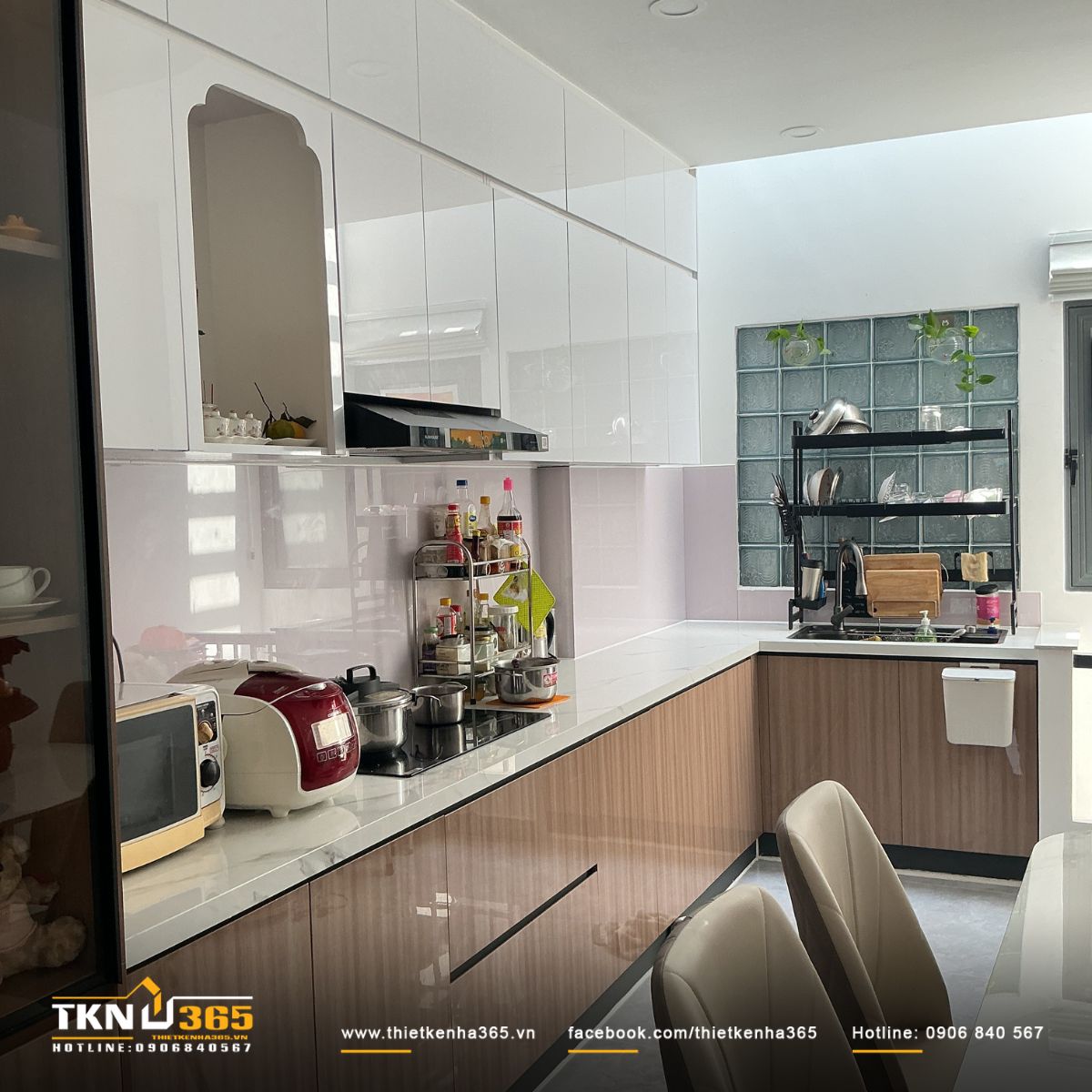 Thiết kế bếp - ăn nhà phố 3 tầng M’s House đơn giản, gọn gàng nhưng đầy đủ tiện nghi hiện đại