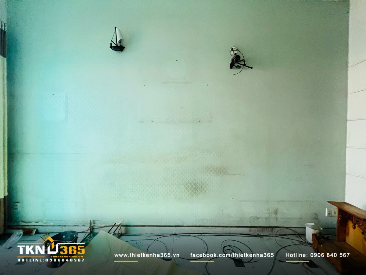 Hình ảnh hiện trạng nhà phố 3 tầng trước cải tạo