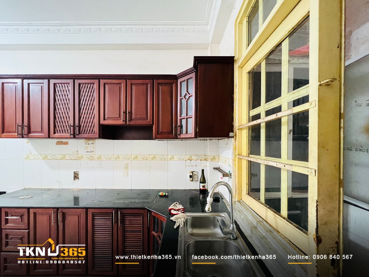 Hình ảnh hiện trạng nhà phố 3 tầng trước cải tạo