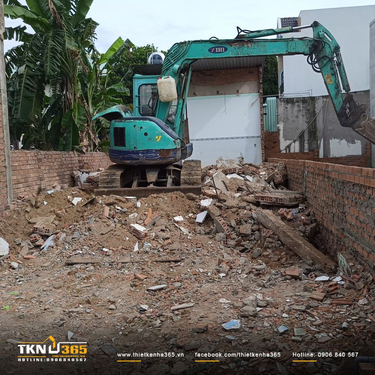 Đo đạc và chuẩn bị mặt bằng