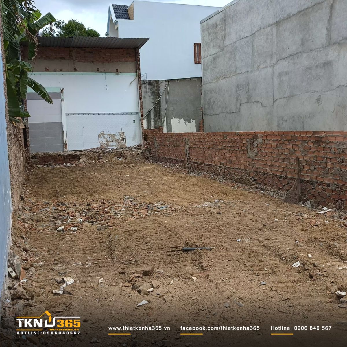 Đo đạc và chuẩn bị mặt bằng