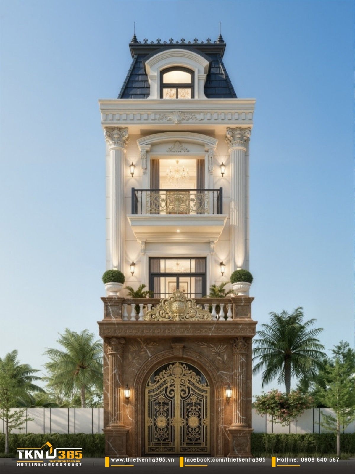 nh&agrave; phố 3 tầng