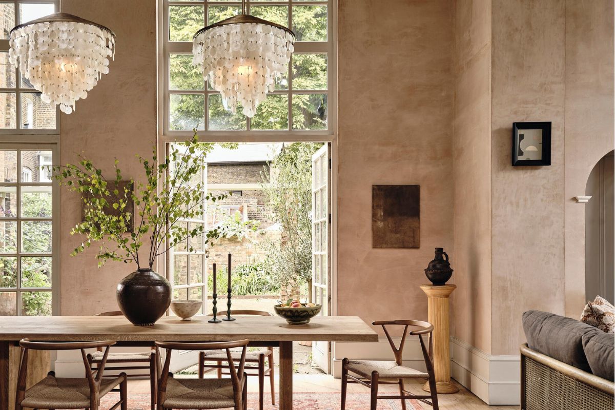 Vật liệu tự nhiên và màu sắc trung tính đảm bảo tổng thể thiết kế nội thất thanh lịch, bền vững theo thời gian (Ảnh: Sưu tầm)