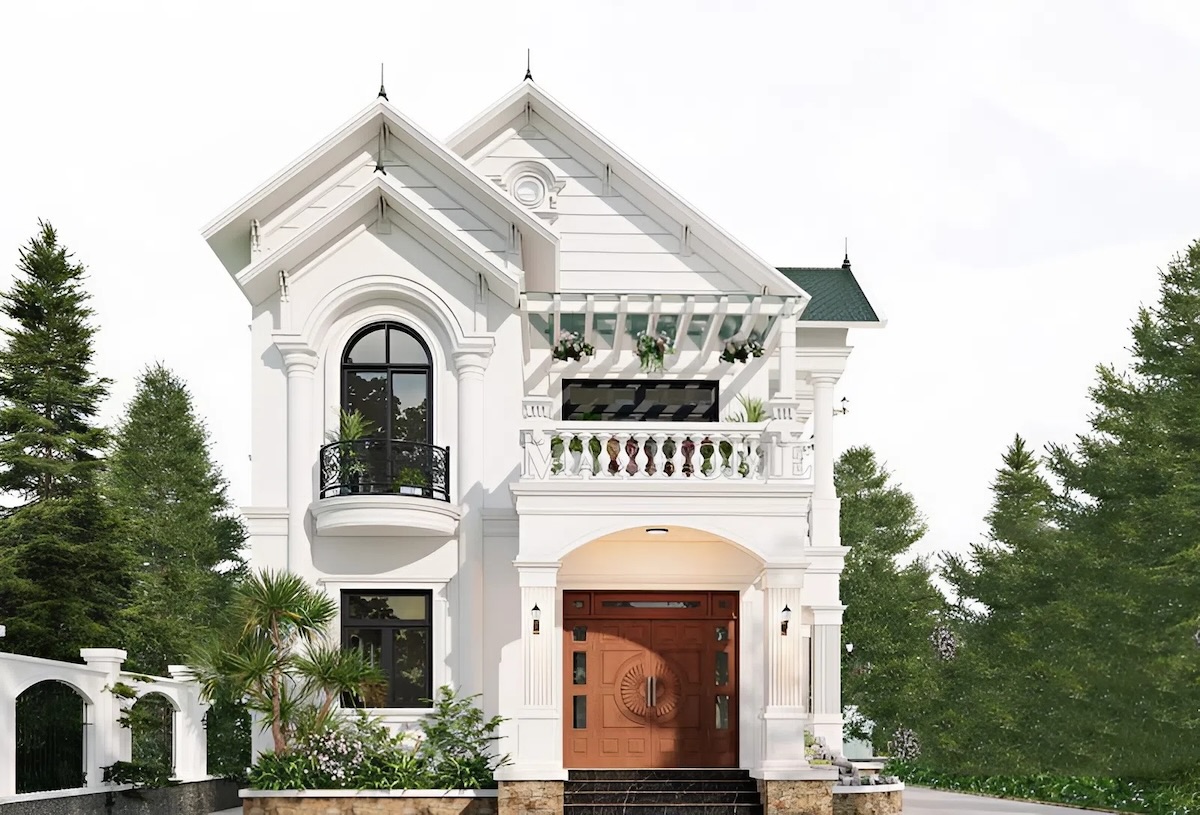 Tùy thuộc vào mức ngân sách, gia chủ sẽ lựa chọn mẫu biệt thự 2 tầng 120m2 4 phòng ngủ phù hợp (Ảnh: Sưu tầm)