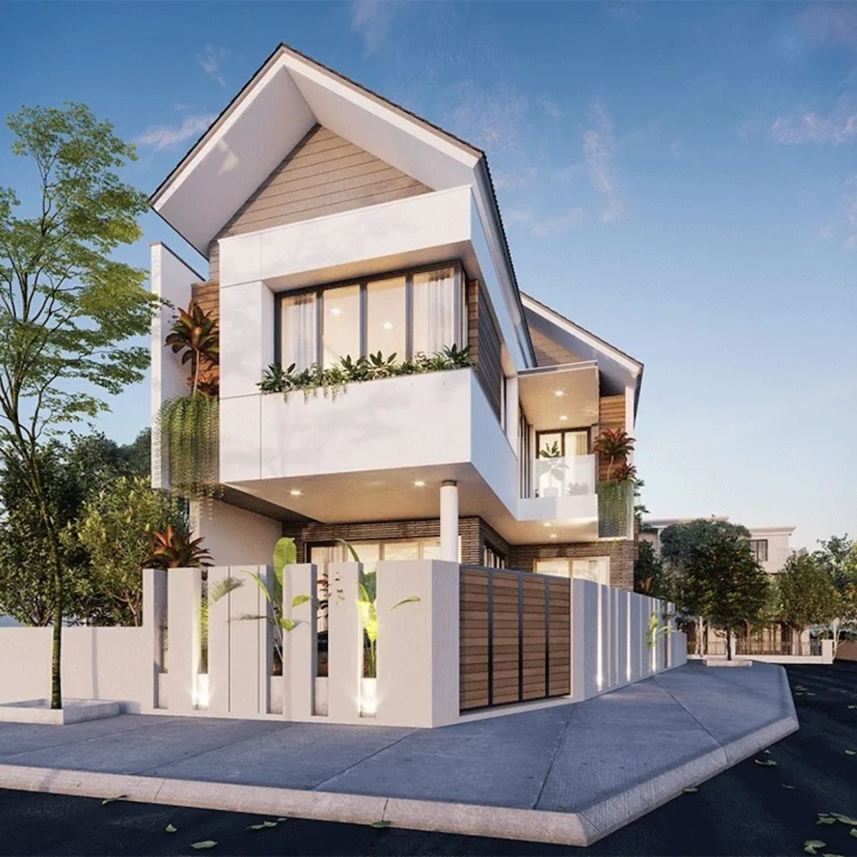 Nếu bạn mong muốn sở hữu không gian sinh hoạt chung rộng rãi, biệt thự 2 tầng 120m2 4 phòng ngủ không phải lựa chọn phù hợp (Ảnh: Sưu tầm)