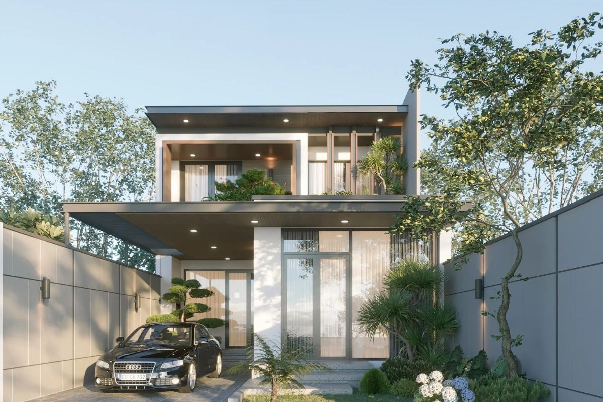 Biệt thự 2 tầng 4 phòng ngủ diện tích 120m2 đáp ứng nhu cầu sử dụng cho gia đình đông thành viên nhưng cần bố trí công năng hợp lý (Ảnh: Sưu tầm)