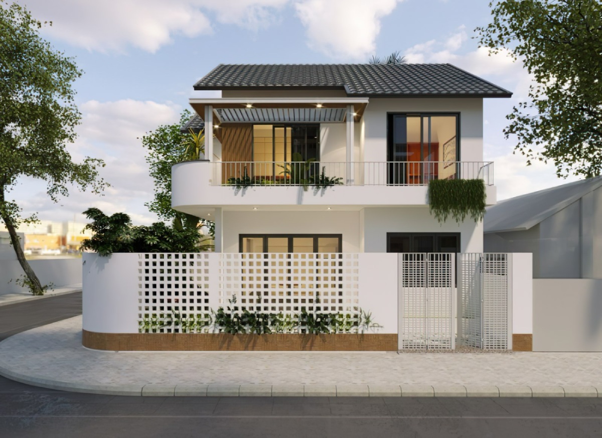 Biệt thự mini 2 tầng 80m2 đảm bảo kh&ocirc;ng gian sinh hoạt gia đ&igrave;nh 4 - 5 người (Ảnh: Sưu tầm)