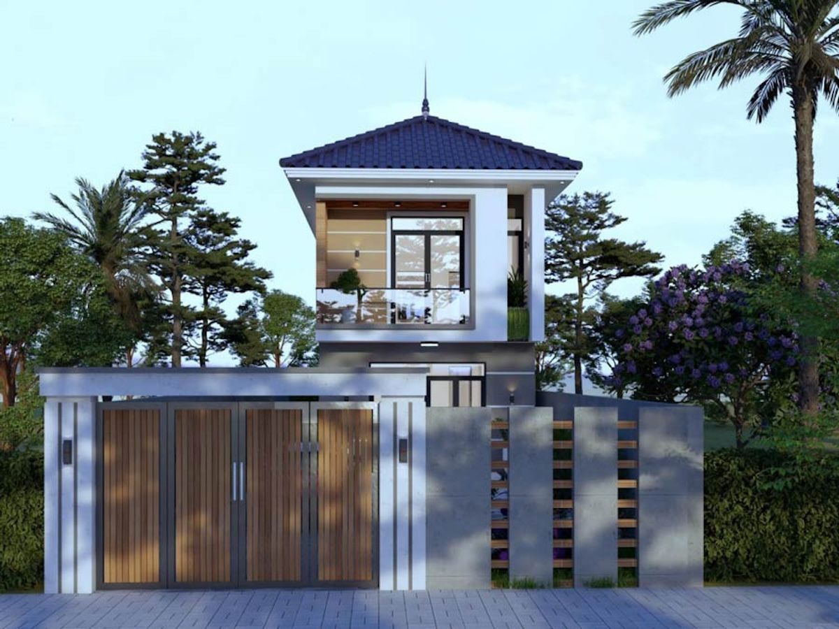 Biệt thự 2 tầng 80m2 m&aacute;i Th&aacute;i / m&aacute;i Nhật / hiện đại được nhiều gia chủ y&ecirc;u th&iacute;ch (Ảnh: Sưu tầm)