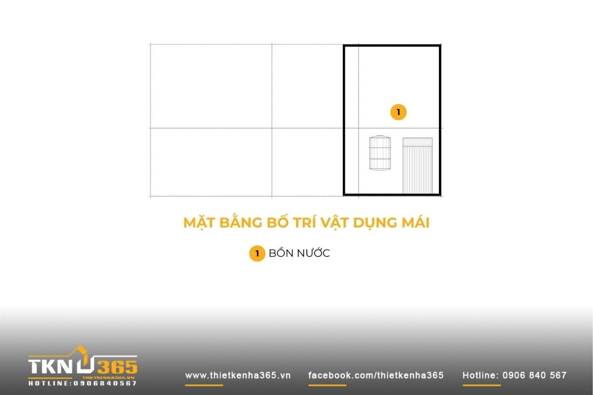 mặt bằng công năng nhà phố 6 tầng