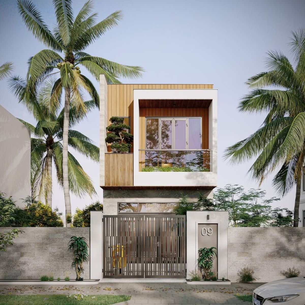 Mẫu nh&agrave; 1 trệt 1 lầu 4x16, diện t&iacute;ch x&acirc;y dựng 64m2 được nhiều gia đ&igrave;nh trẻ ưu ti&ecirc;n lựa chọn (Ảnh: Sưu tầm)