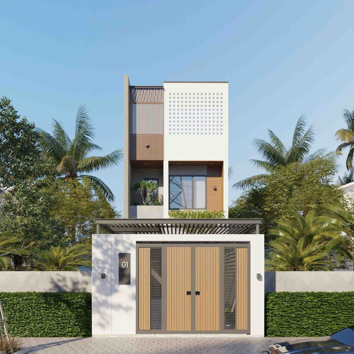 Kinh nghiệm x&acirc;y nh&agrave; 1 trệt 1 lầu tiết kiệm đ&oacute; l&agrave; chọn phương &aacute;n thiết kế hợp l&yacute;, ph&ugrave; hợp với nhu cầu sử dụng (Ảnh: Sưu tầm)