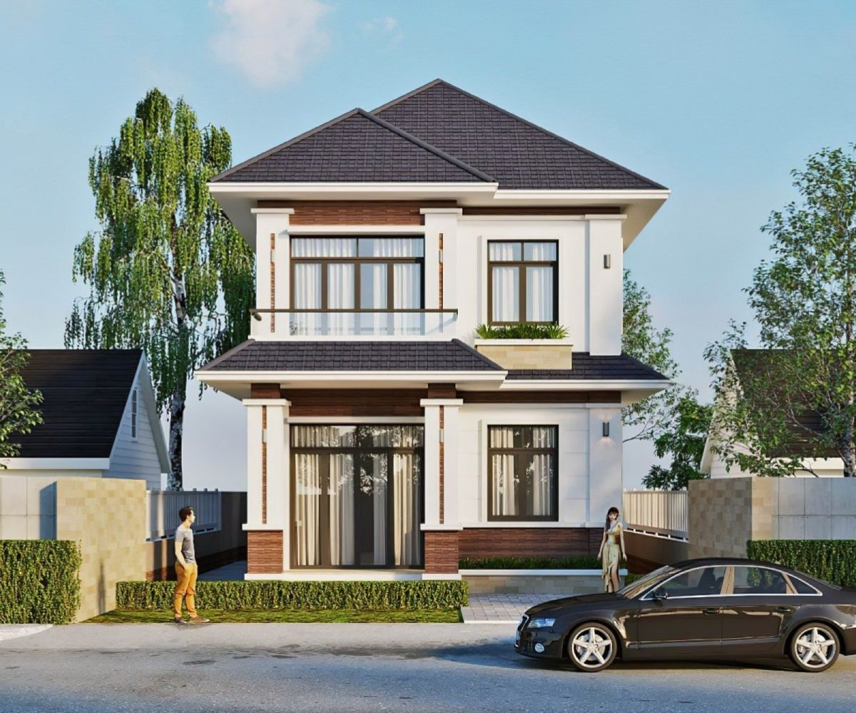 Nh&agrave; 1 trệt 1 lầu m&aacute;i Nhật th&iacute;ch hợp x&acirc;y dựng tr&ecirc;n những l&ocirc; đất c&oacute; chiều ngang rộng 5m trở l&ecirc;n (Ảnh: Sưu tầm)