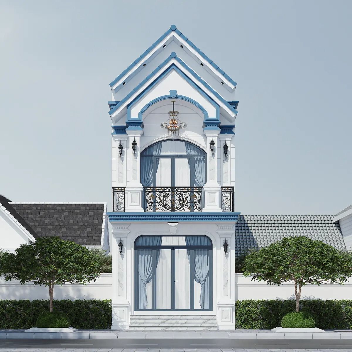 Chi ph&iacute; x&acirc;y dựng nh&agrave; 1 trệt 1 lầu m&aacute;i Nhật hoặc m&aacute;i Th&aacute;i thường cao hơn m&aacute;i bằng (Ảnh: Sưu tầm)