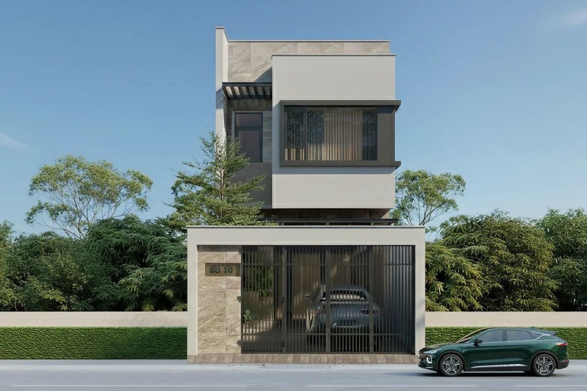 Mẫu nh&agrave; ống 2 tầng 5x20 đẹp thu h&uacute;t sự quan t&acirc;m của nhiều gia đ&igrave;nh trong thời gian gần đ&acirc;y (Ảnh: Sưu tầm)