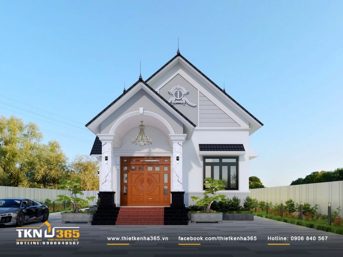 Biệt thự vườn 1 tầng mái Thái T’S House tọa lạc tại Ba Tri, Bến Tre