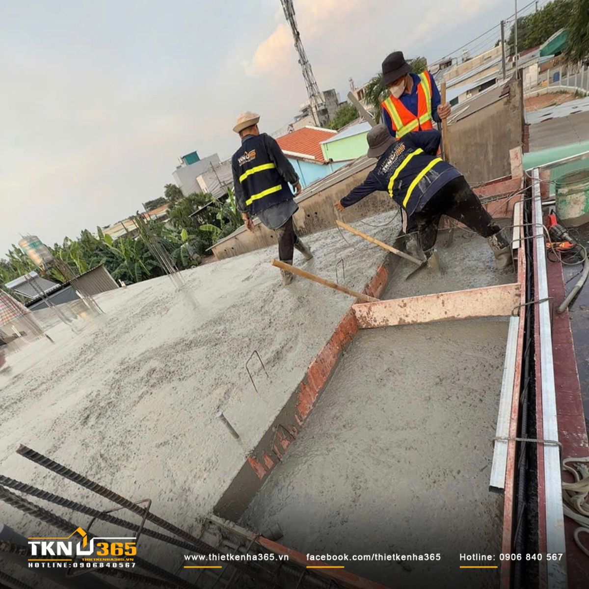 H&igrave;nh ảnh đổ s&agrave;n b&ecirc; t&ocirc;ng tầng 1