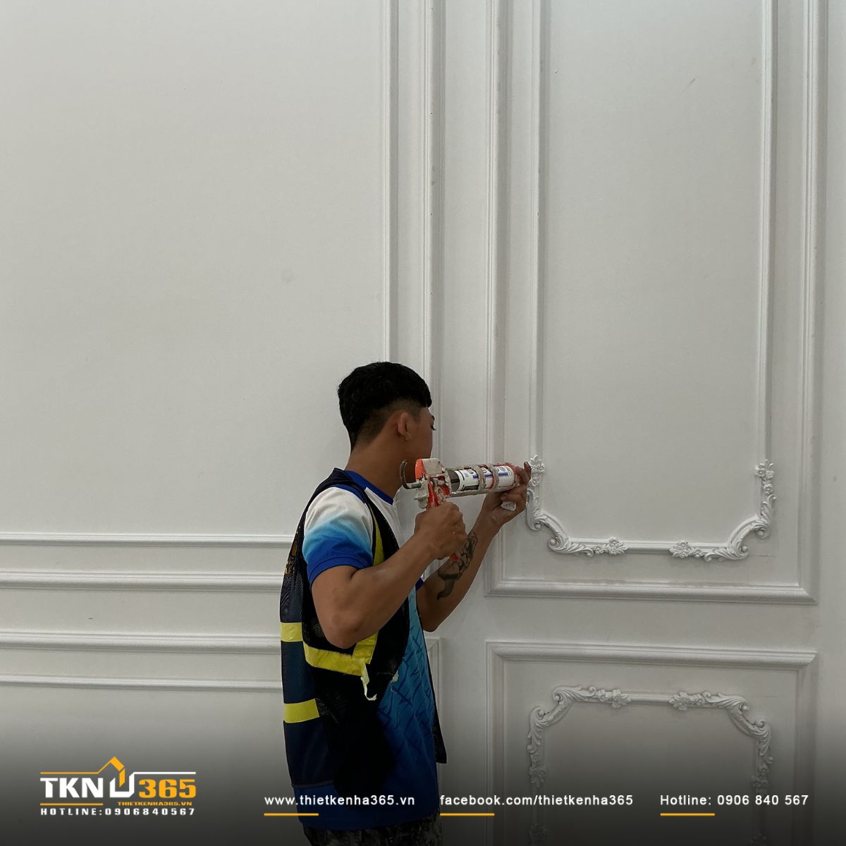 H&igrave;nh ảnh thi c&ocirc;ng ho&agrave;n thiện ph&agrave;o chỉ trong nh&agrave; phố M&rsquo;S House