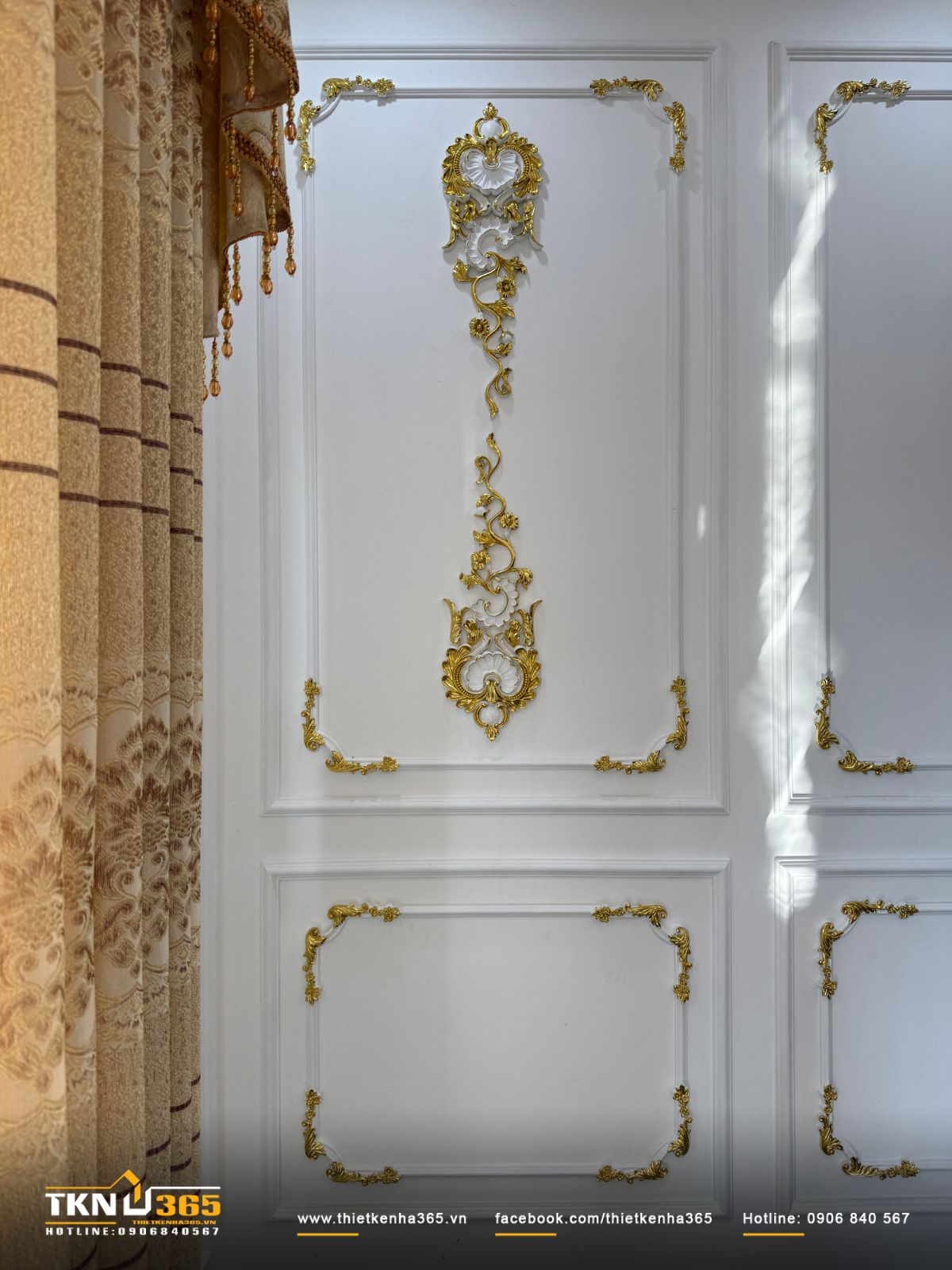 C&aacute;c chi tiết trang tr&iacute; thủ c&ocirc;ng xuất hiện xuy&ecirc;n suốt kh&ocirc;ng gian, được đặt đ&uacute;ng vị tr&iacute; v&agrave; đ&uacute;ng vai tr&ograve; nhằm tạo chiều s&acirc;u thẩm mỹ