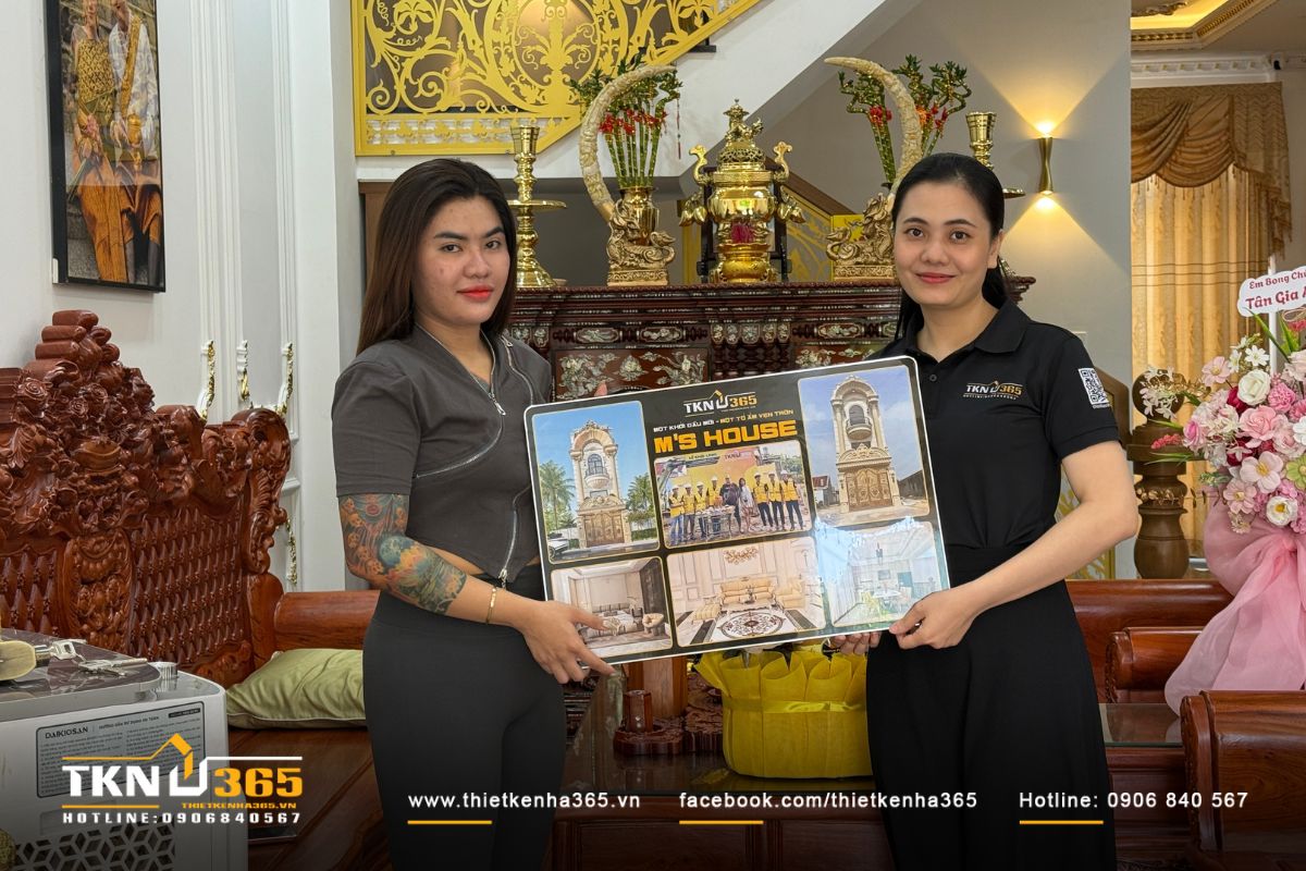 H&igrave;nh ảnh lễ b&agrave;n giao nh&agrave; phố 1 trệt 2 lầu 1 s&acirc;n thượng M&rsquo;S House