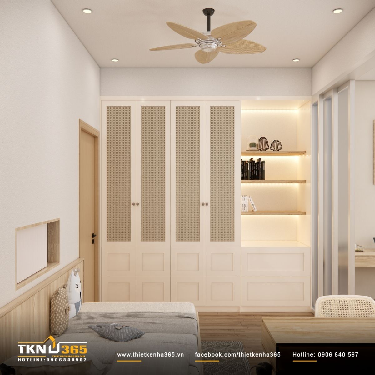 Hệ tủ lưu trữ t&iacute;ch hợp gi&uacute;p kh&ocirc;ng gian lu&ocirc;n gọn g&agrave;ng, dễ th&iacute;ch nghi theo từng giai đoạn lớn l&ecirc;n