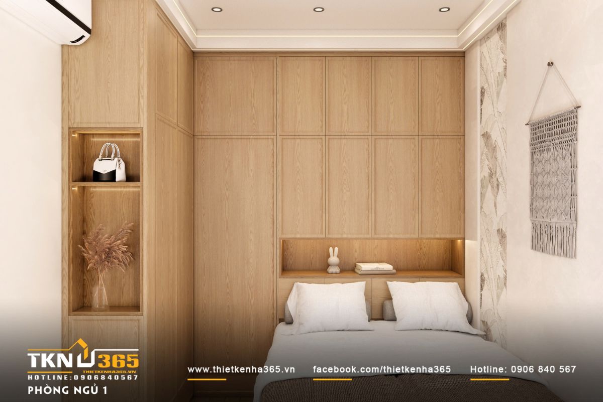 Nh&agrave; phố 3 tầng D&rsquo;s House c&oacute; tổng cộng 4 ph&ograve;ng ngủ, đ&aacute;p ứng nhu cầu sử dụng của c&aacute;c th&agrave;nh vi&ecirc;n trong gia đ&igrave;nh