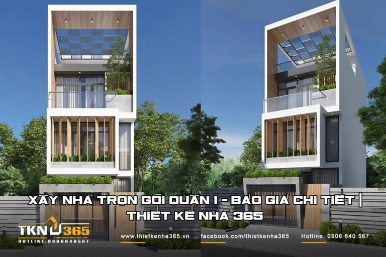 Dịch vụ x&acirc;y nh&agrave; trọn g&oacute;i quận 1