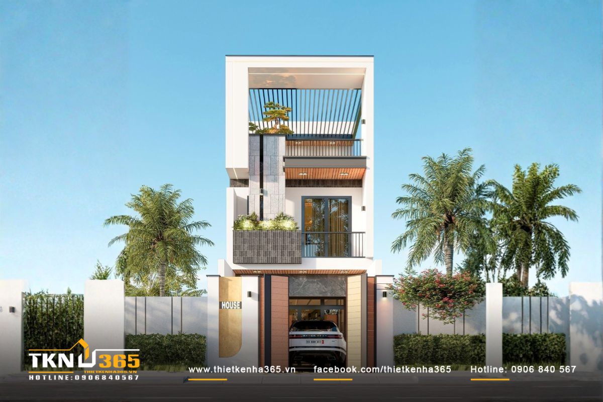 Nhà 1 trệt 1 lầu 1 sân thượng cần đảm bảo thông thoáng, tránh bố trí quá nhiều khu vực chức năng