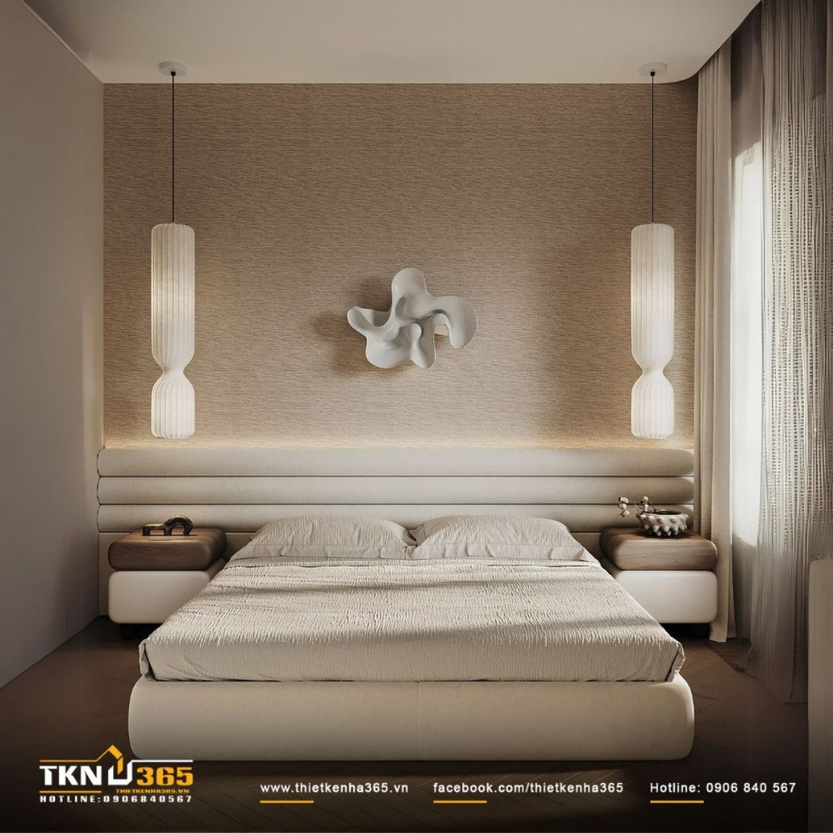 Nhà 1 trệt 1 lầu 1 sân thượng thường dành tầng lầu để bố trí các phòng ngủ và phòng vệ sinh