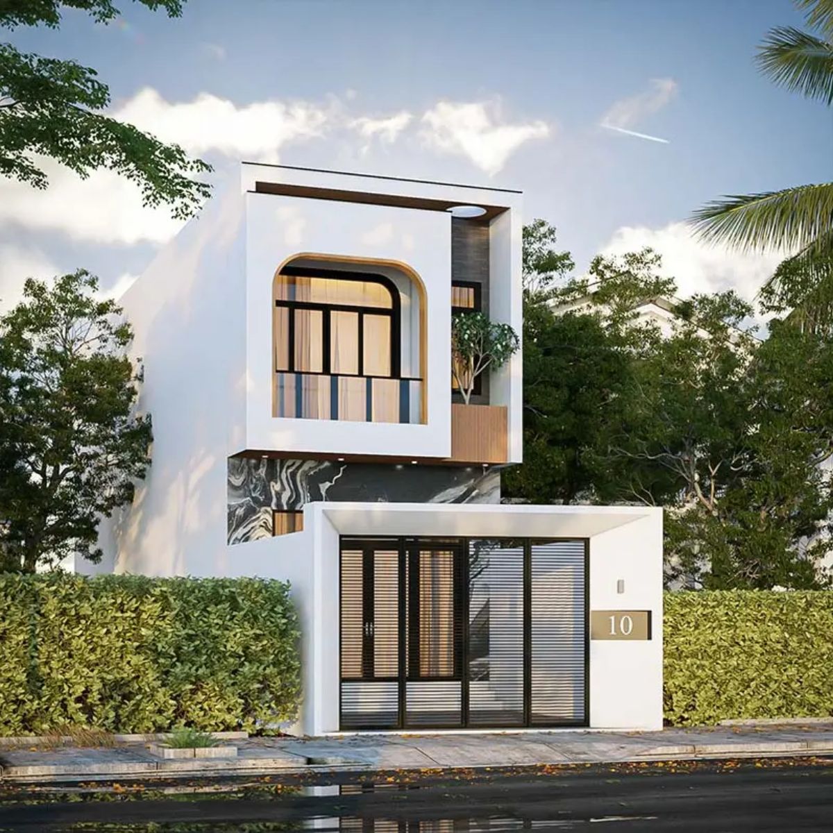 Cùng lô đất 4x12m nhưng chi phí xây nhà 1 trệt 1 lầu có thể chênh lệch rất lớn (Ảnh: Sưu tầm)