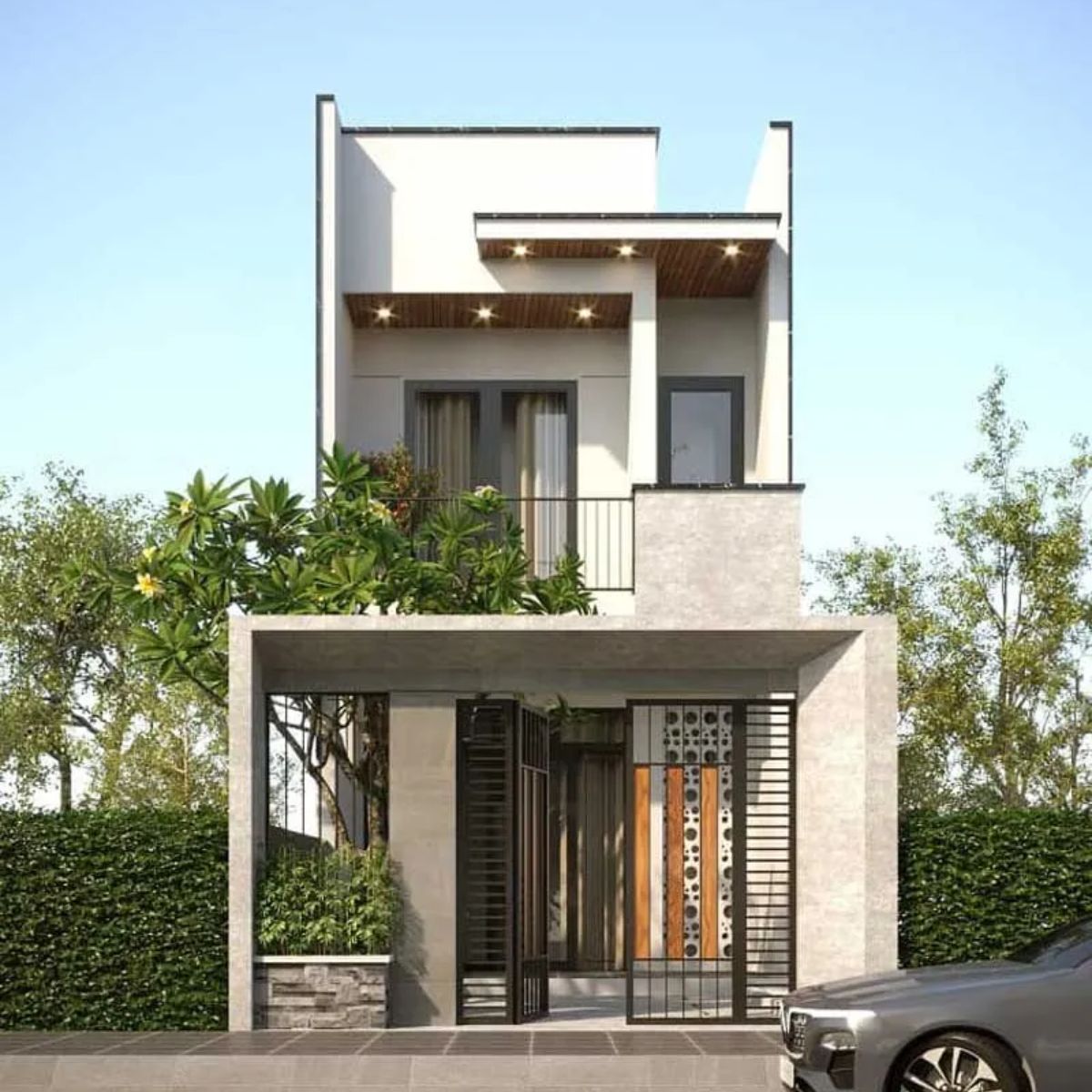 Không nên nhồi nhét quá nhiều phòng trong nhà 1 trệt 1 lầu 4x12 (Ảnh: Sưu tầm)