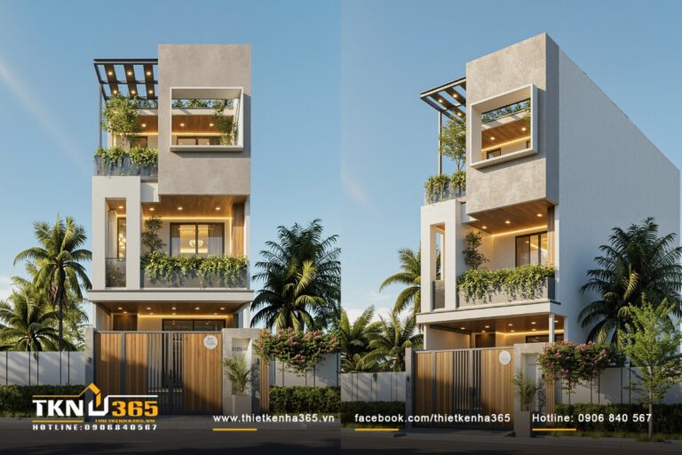 nh&agrave; phố 3 tầng 5x20m tiết chế thumb