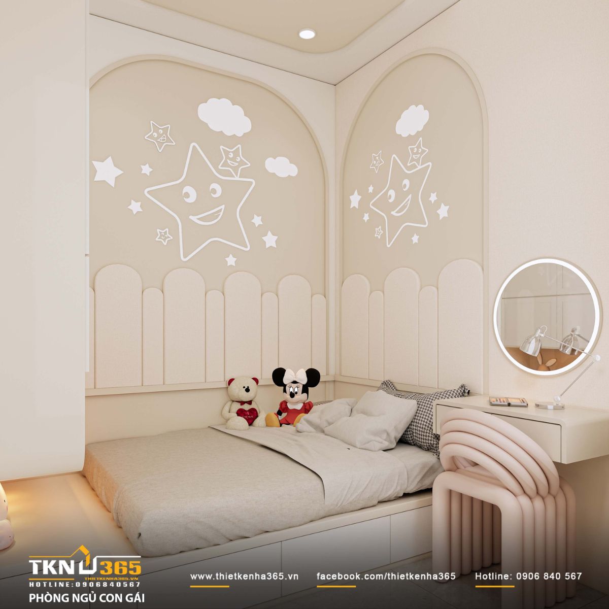 Giường bục t&iacute;ch hợp hộc k&eacute;o gi&uacute;p tăng khả năng lưu trữ, đồng thời giữ kh&ocirc;ng gian lu&ocirc;n gọn g&agrave;ng