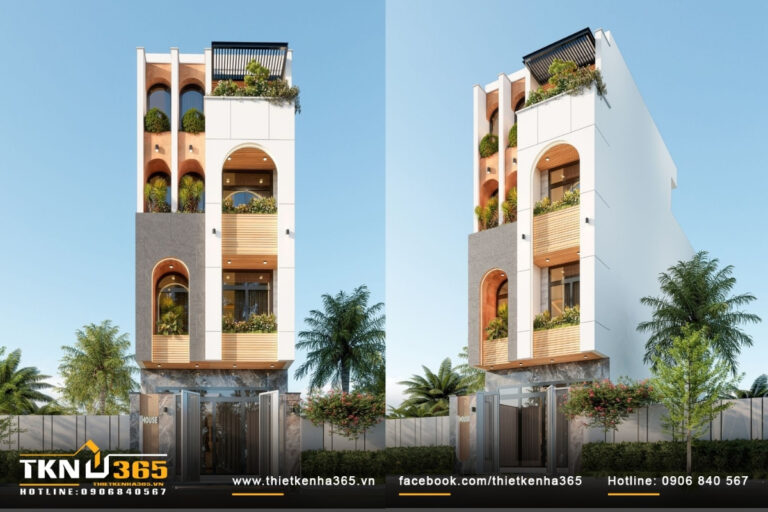 Nh&agrave; phố 4 tầng tại b&igrave;nh ch&aacute;nh