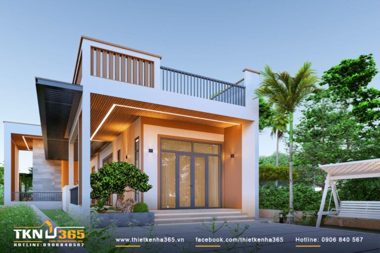 Mẫu thiết kế nhà 8x15m rộng thoáng, đảm bảo khả năng lấy sáng và thông gió tự nhiên nếu bố trí hợp lý