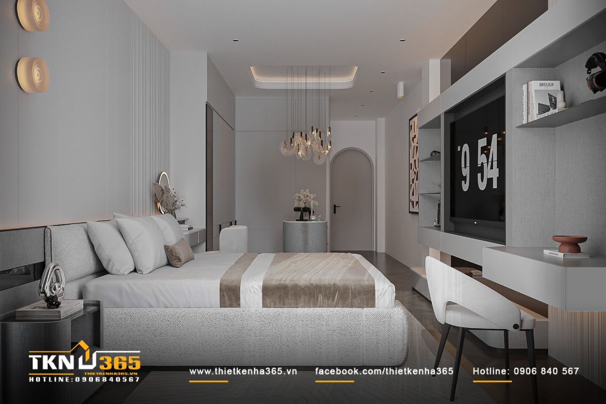 Mẫu nhà 1 trệt 1 lầu 4x18m 2 phòng ngủ là sự lựa chọn phù hợp cho gia đình trẻ