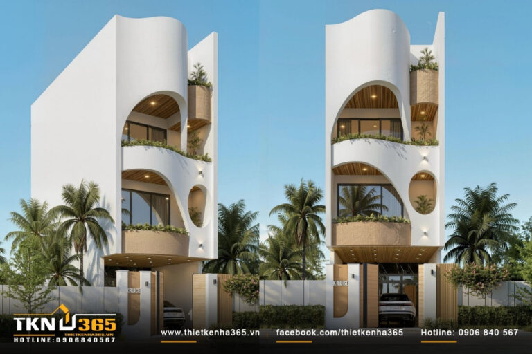 nh&agrave; phố 4 tầng