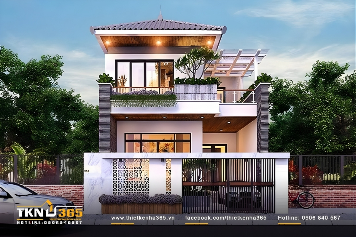 biệt thự mini 8x15m