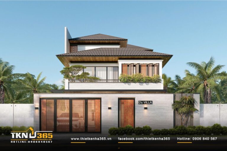 Nhiều gia đình lựa chọn mẫu thiết kế biệt thự 2 tầng 10x15 để khai thác hiệu quả lợi thế về mặt diện tích