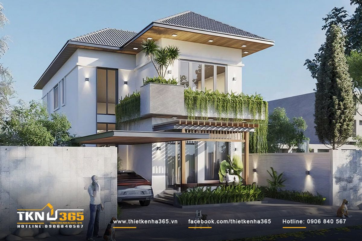 Biệt thự 2 tầng 10x15m là phương án tối ưu cho gia đình sở hữu quỹ đất rộng 150m2, mong muốn không gian sống tách biệt giữa khu vực sinh hoạt chung và riêng tư