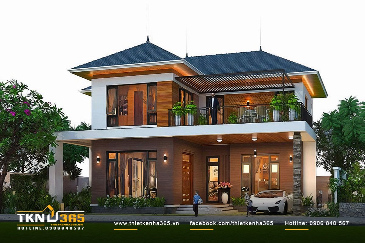 Chọn mẫu nhà mái Nhật đúng theo diện tích đất đảm bảo công trình được bố trí cân đối