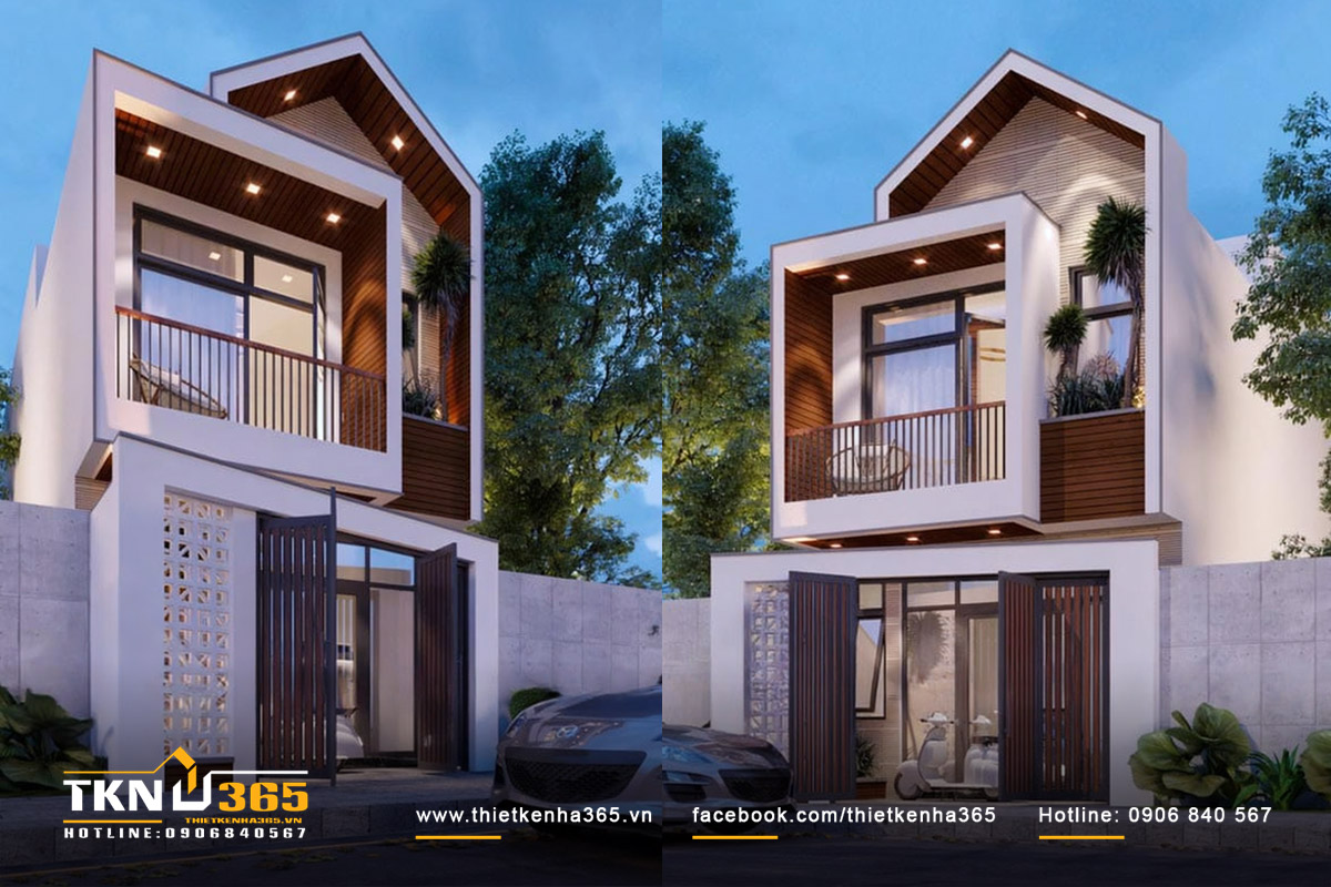 Nhà 1 trệt 1 lầu 4x18m sở hữu thiết kế đẹp với nhiều chi tiết cầu kỳ nhưng rất khó để thi công trong thực tế