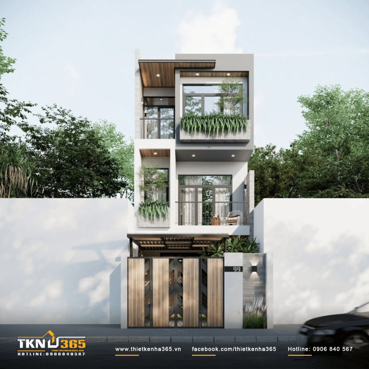 Để ước tính chi phí xây nhà 1 trệt 2 lầu 6x15m, trước hết cần tính toán tổng diện tích xây dựng quy đổi